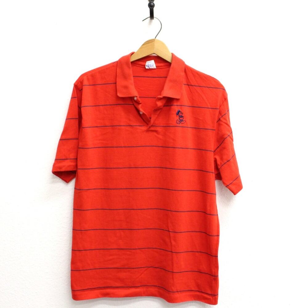 Vintage Disney Mickey Mouse Collared Golf Polo T Shirt XL